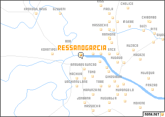 map of Ressano Garcia