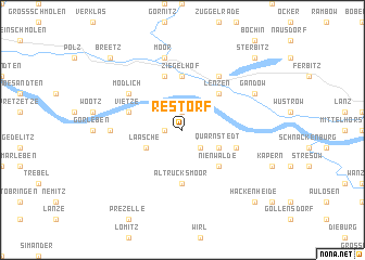 map of Restorf
