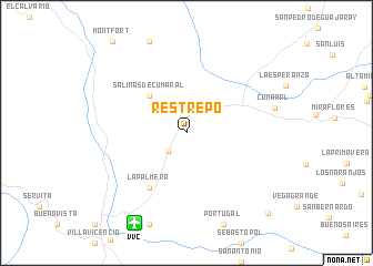 map of Restrepo