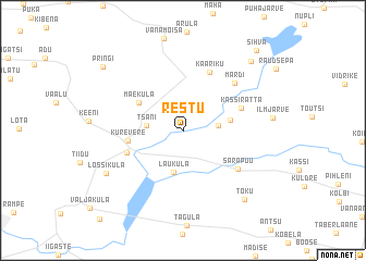 map of Restu