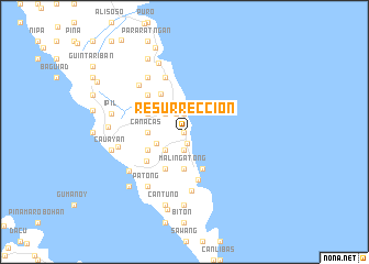 map of Resurreccion