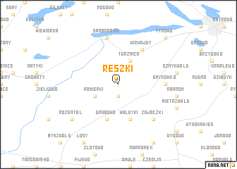 map of Reszki