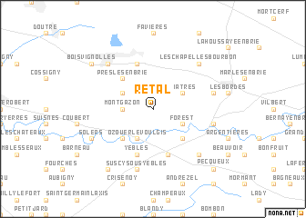 map of Retal