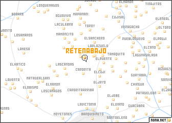 map of Retén Abajo