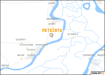 map of Retezatu