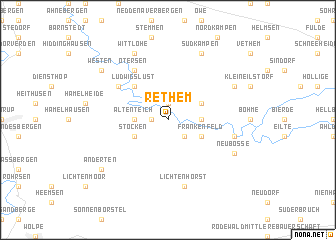 map of Rethem