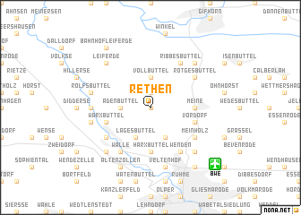 map of Rethen