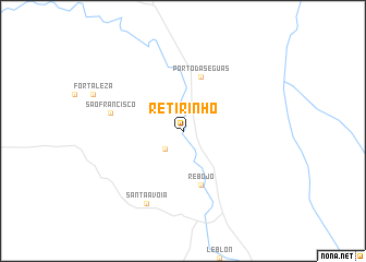 map of Retirinho