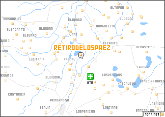 map of Retiro de los Páez