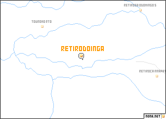 map of Retiro do Ingá