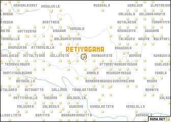 map of Retiyagama