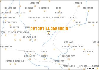 map of Retortillo de Soria