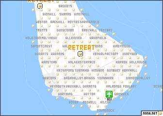 map of Retreat