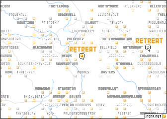 map of Retreat