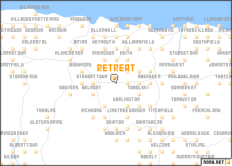 map of Retreat