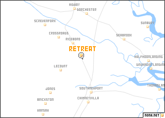 map of Retreat