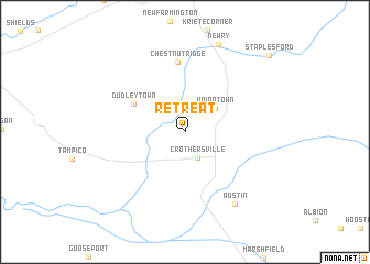 map of Retreat