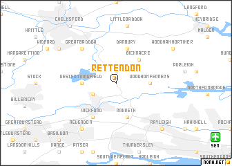 map of Rettendon