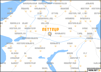 map of Rettrup