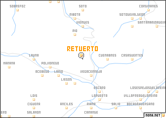 map of Retuerto