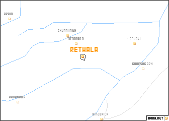 map of Retwāla