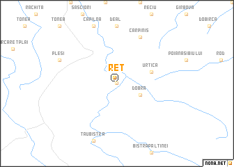 map of Reţ