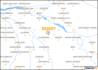 map of Reugny