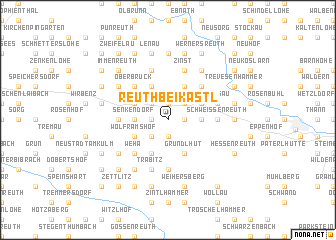 map of Reuth bei Kastl
