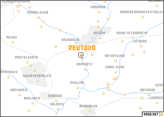 map of Reutovo