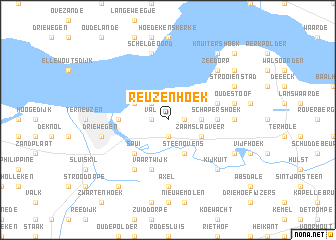 map of Reuzenhoek