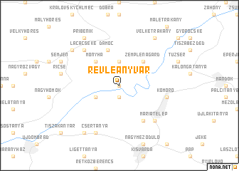 map of Révleányvár