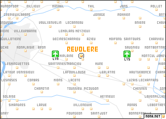 map of Revolère