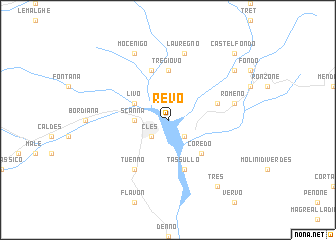 map of Revò