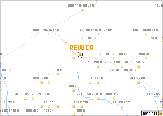 map of Revúca