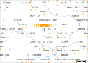 map of Reyersbach