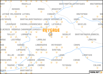 map of Reygade