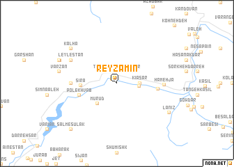 map of Rey Zamīn