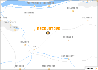 map of Rezovatovo