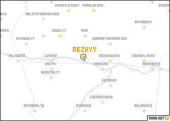 map of Rezvyy