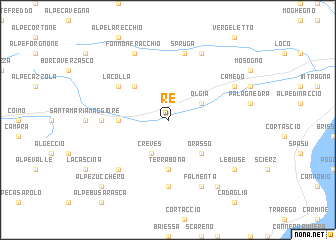 map of Re