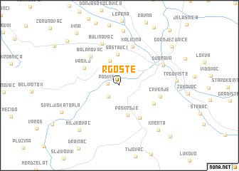 map of Rgošte