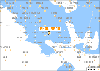 map of Rhaliséna