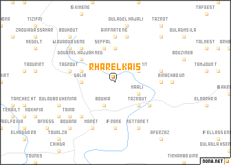 map of Rhar el Kaïs