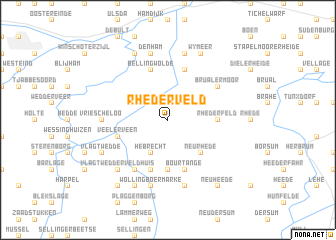 map of Rhederveld