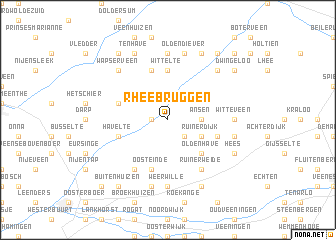 map of Rheebruggen
