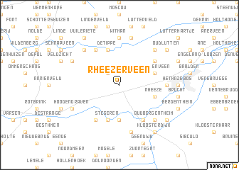 map of Rheezerveen