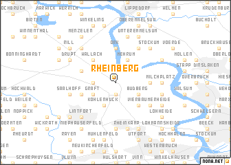 map of Rheinberg