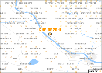 map of Rheinbrohl