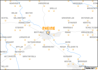 map of Rheine