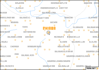 map of Rhiaba